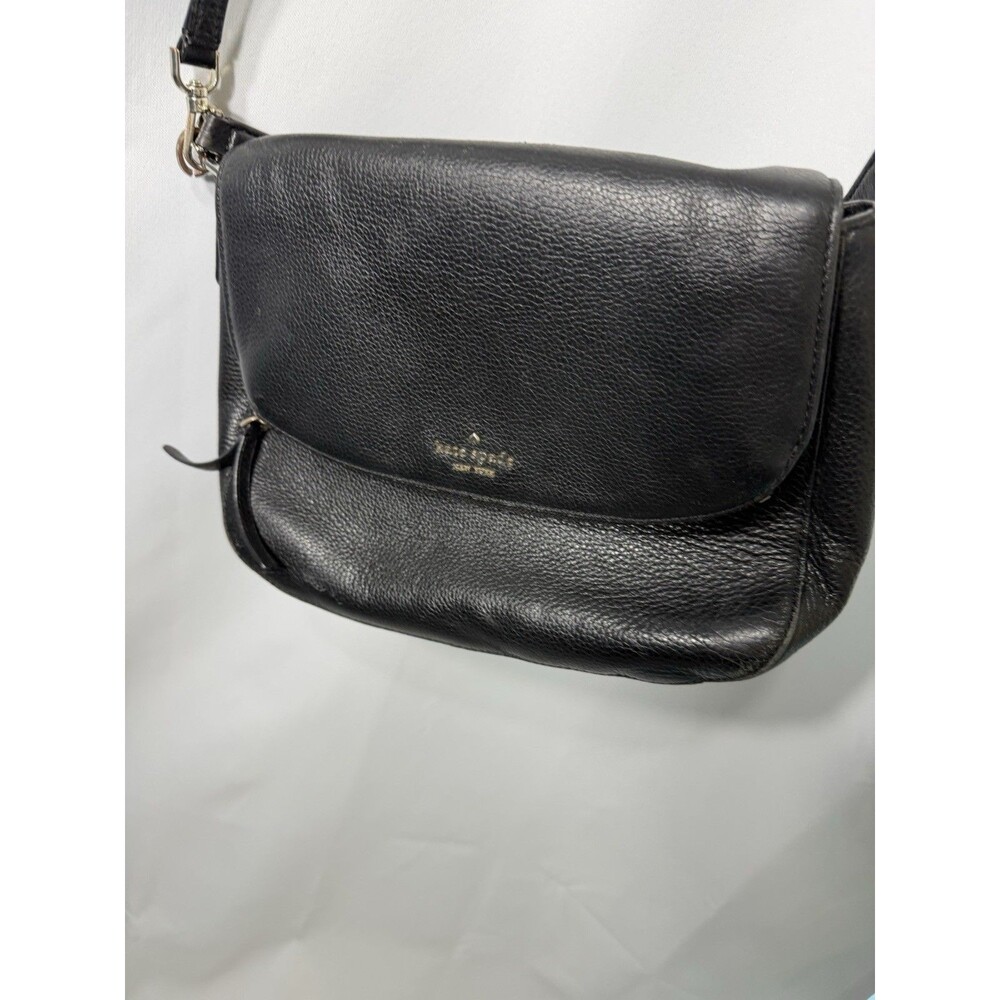 Kate Spade- Pebbled Leather Crossbody Bag Black